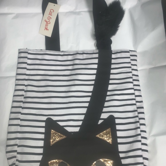 🆕 CAT & JACK CAT TOTE BAG - Picture 3 of 6